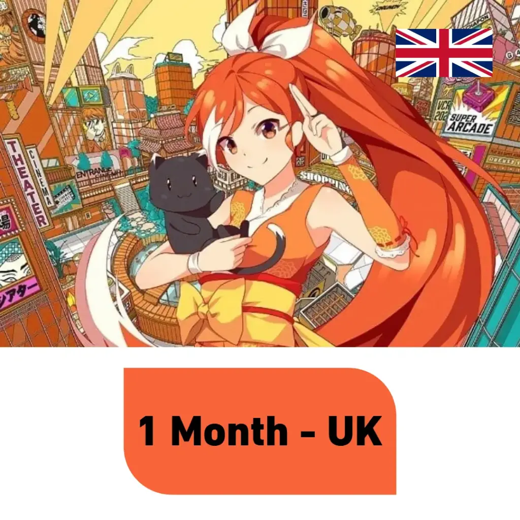 Crunchyroll Gift Card | 1 Month Ultimate Fan - UK