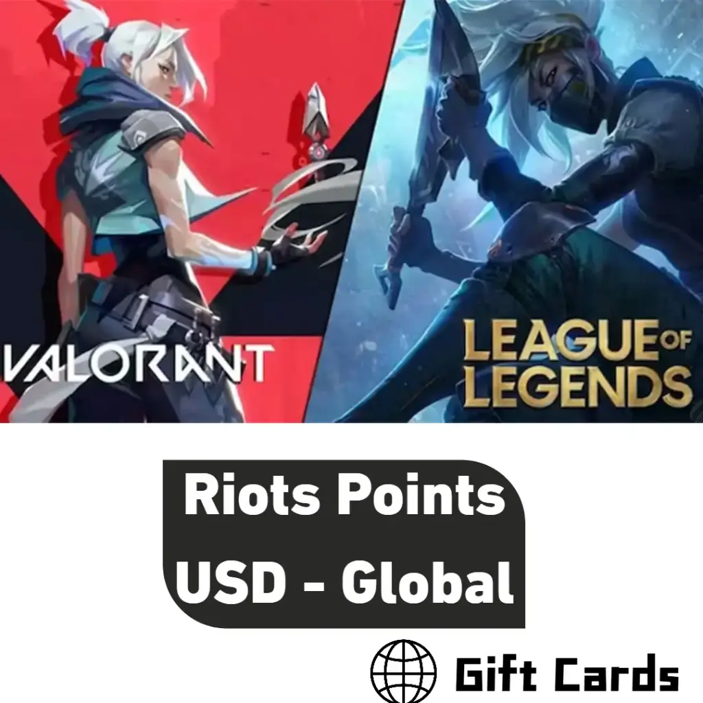 Riot Points ( LOL / Valorant) - USD - Global 