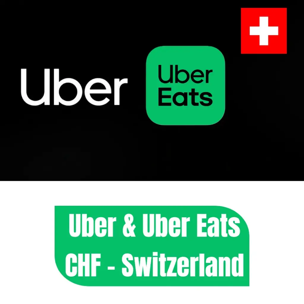 Uber and Uber Eat Gift Card | CHF - Switzerland