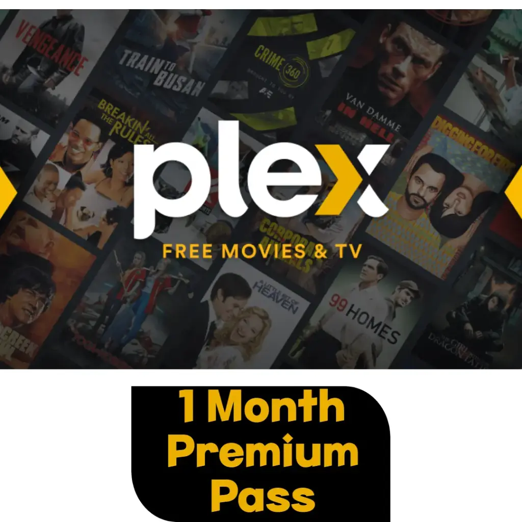 Plex Premium Pass Account | 1 Month - USA