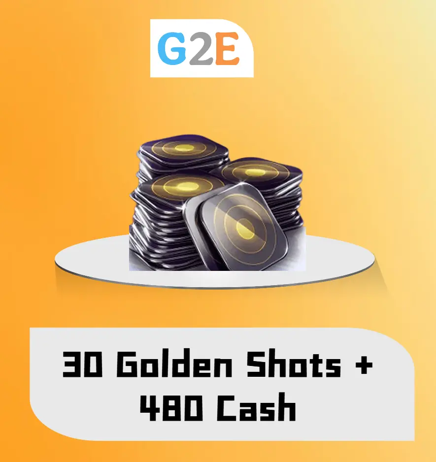8BP 30 Golden Shots + 480 Cash + 9 Ostra cue pieces | Top-Up in your account 