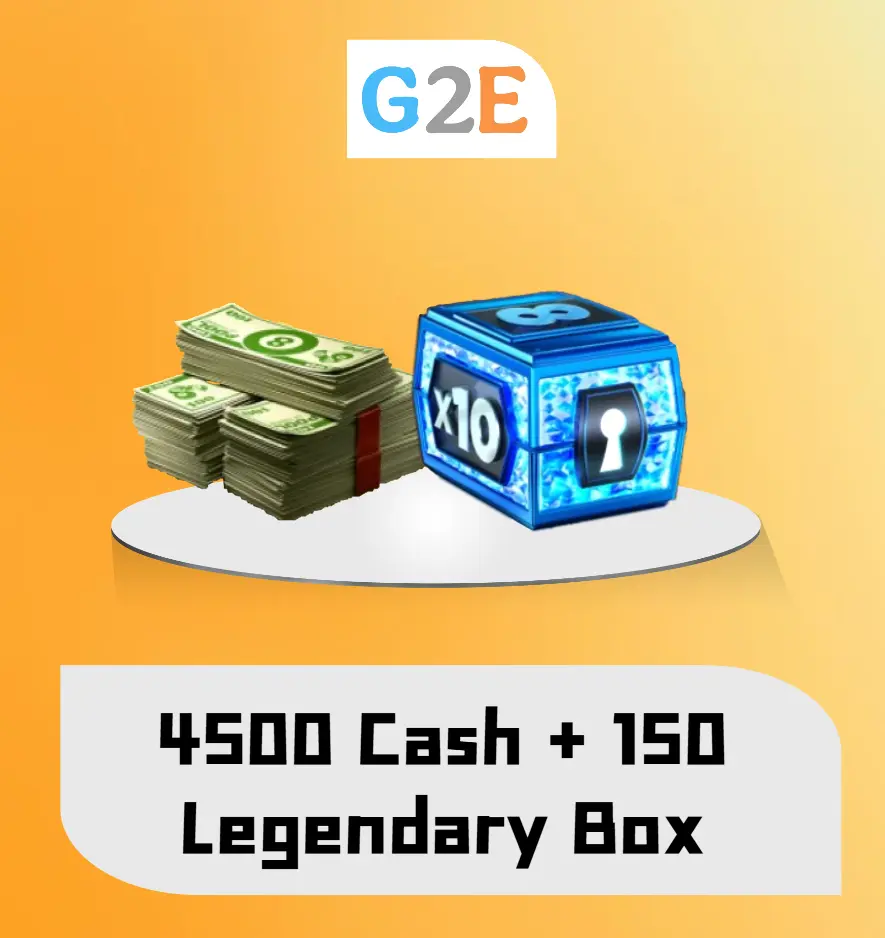 8BP 150 Legendary Box + 4500 Cash | Top-Up in your account 