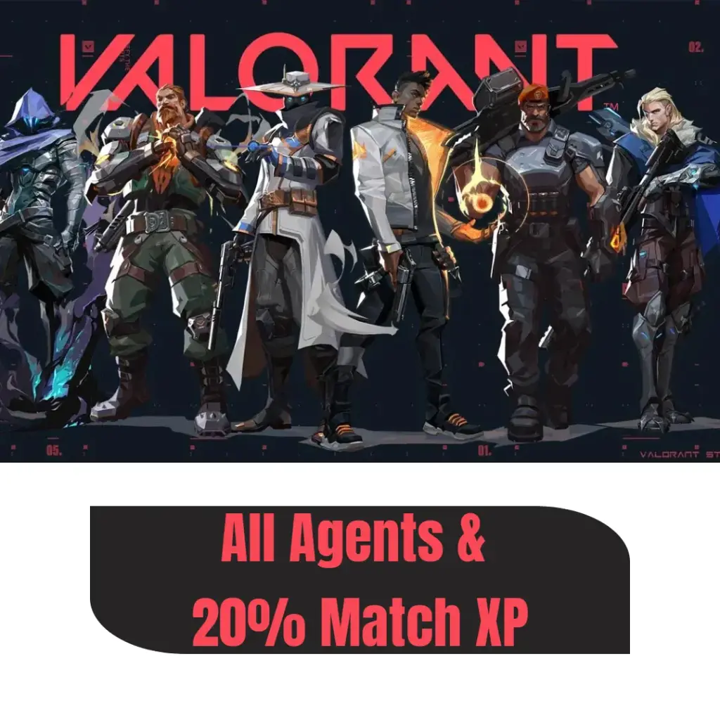 Unlock All Current Agents & Activate 20% Match XP for 30 Days | Top-Up in your account