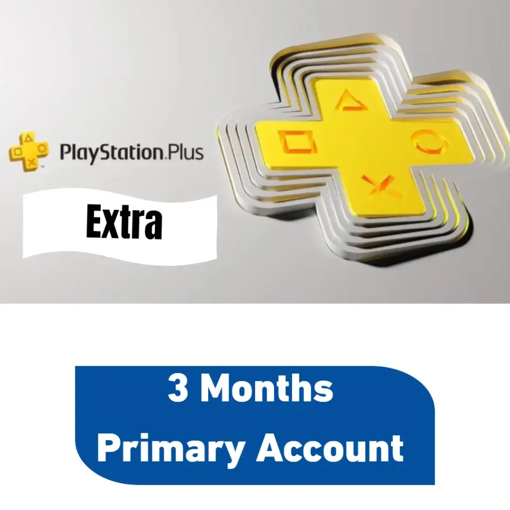 For PS4 & PS5 - Playstation Plus Extra - 3 Months 
