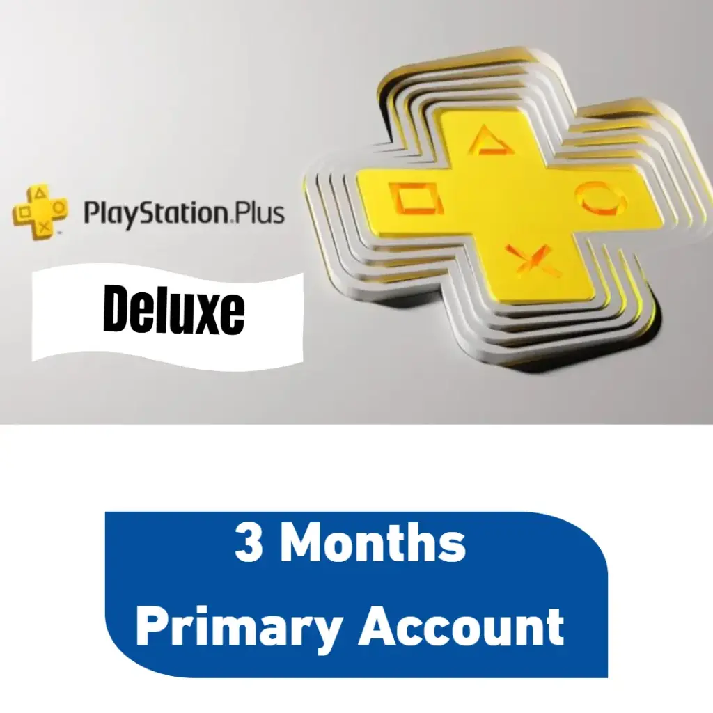For PS4 & PS5 - Playstation Plus Deluxe - 3 Months 