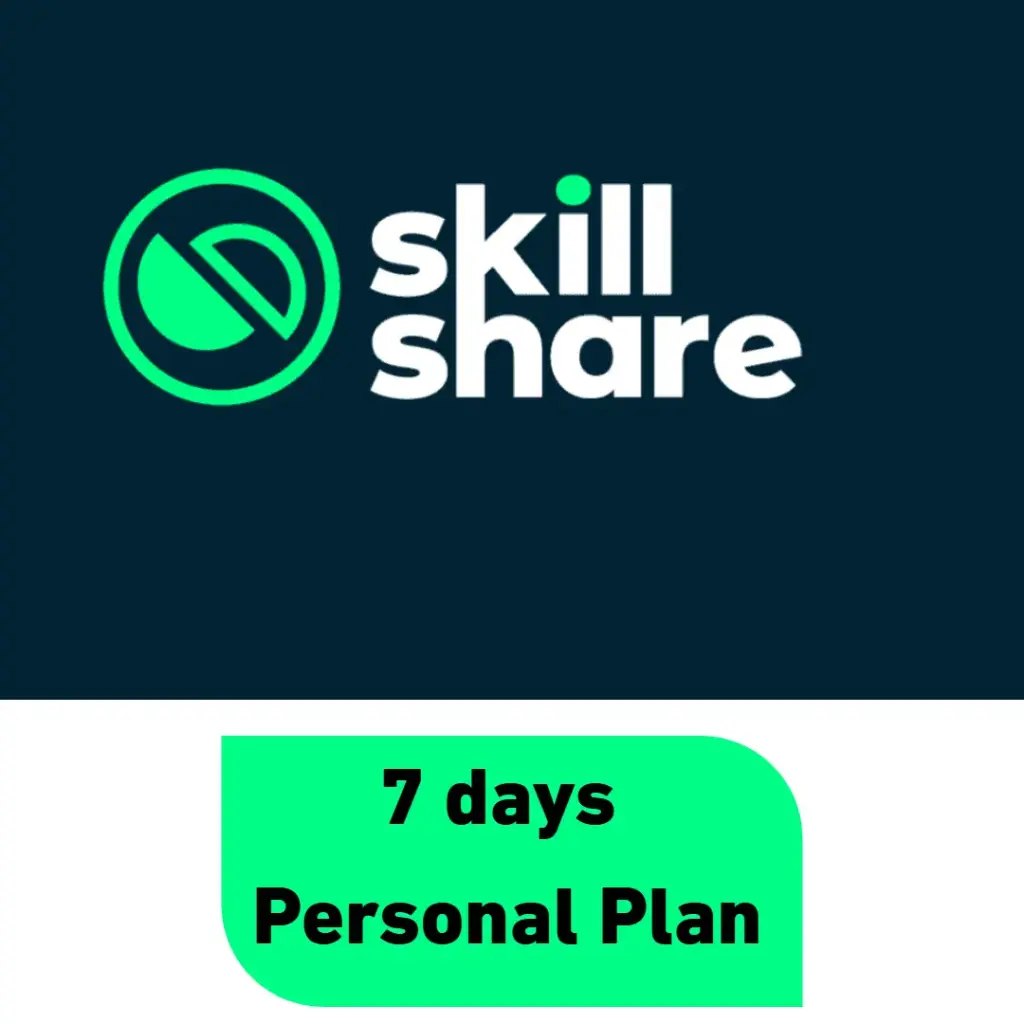 Skill Share Personal Plan 12,000 Courses | 7 Days Private Account