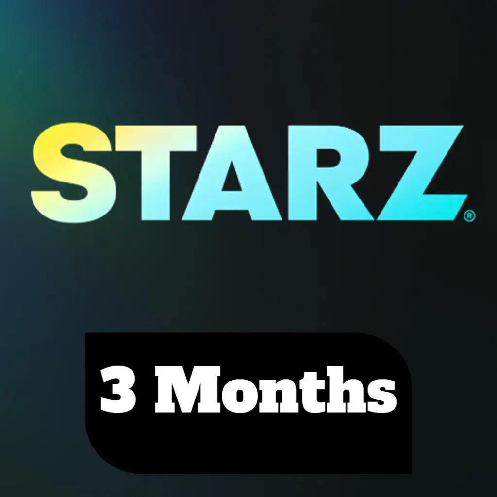 Starz Premium (No-ads) Account | 3 Months - 1 User - USA