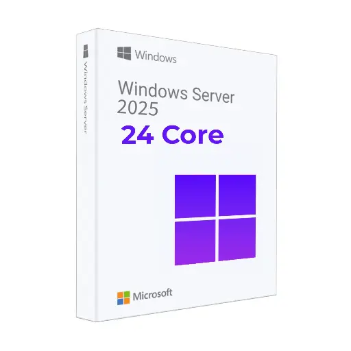Microsoft Windows Server 2025 | Standard 24 Core - Microsoft key 