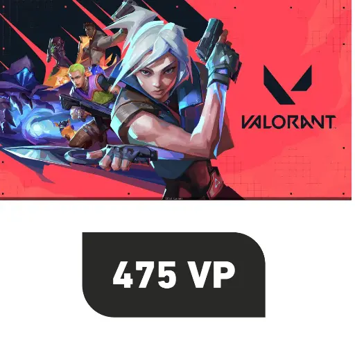 Valorant 475 VP Top-Up in your account
