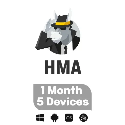 HMA VPN Activation KEY | 1 Month - 5 Devices