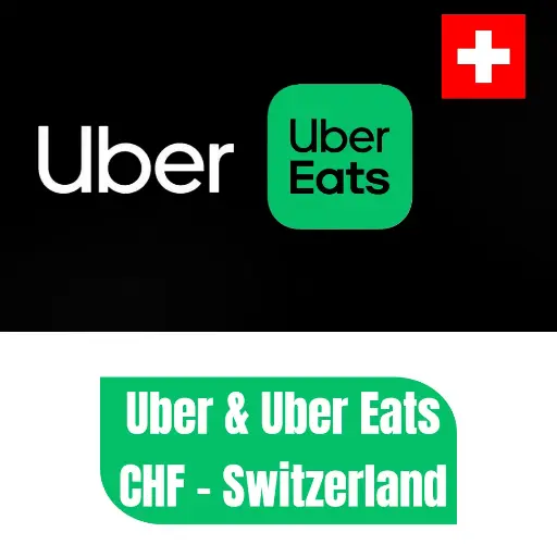 Uber and Uber Eat Gift Card | CHF - Switzerland