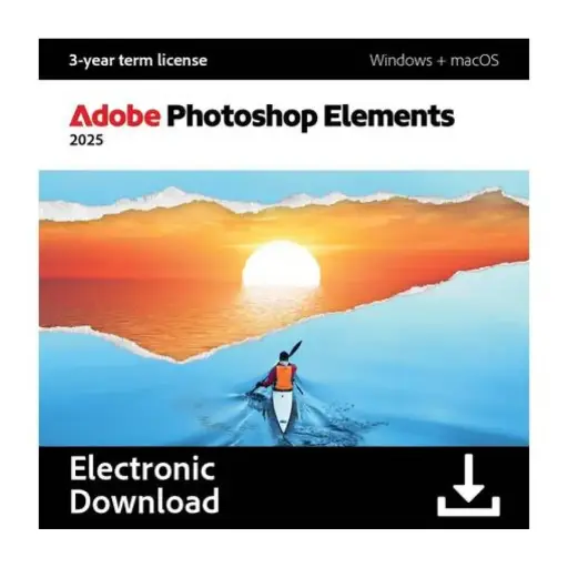 Adobe Photoshop Elements 2025 (PC, MAC) - 1 user, 3 Years - Adobe ID | Global