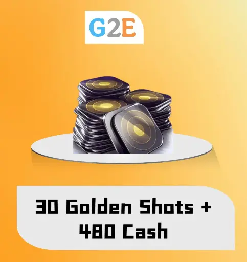 8BP 30 Golden Shots + 480 Cash + 9 Ostra cue pieces | Top-Up in your account 
