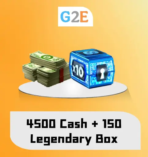 8BP 150 Legendary Box + 4500 Cash | Top-Up in your account 
