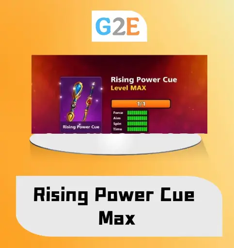 8BP Rising Power Cue Max  | Top-Up in your account 