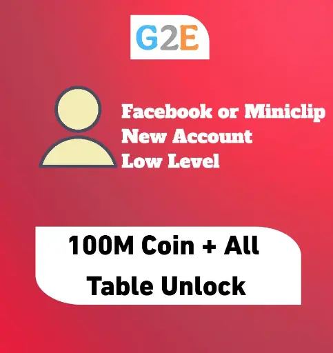 8BP 100M Coins + All Table Unlock | New Account 