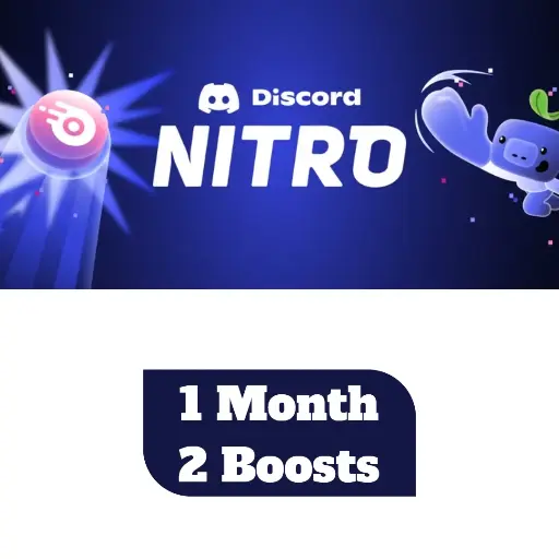 Discord Nitro + 2 Boost 1 Month | Redeem code / Activation link  