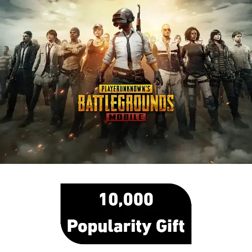 PUBG Mobile 10,000 Popularity Gift | All Items (Only Need Player ID)