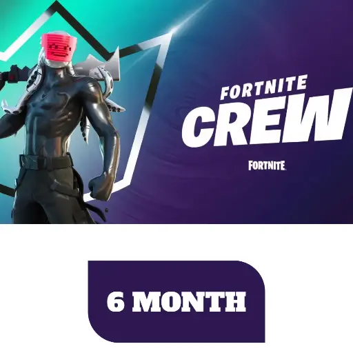 Fortnite Crew Subscription 6 Months (Android, PC, IOS, PS, Xbox) - Top-Up in your account