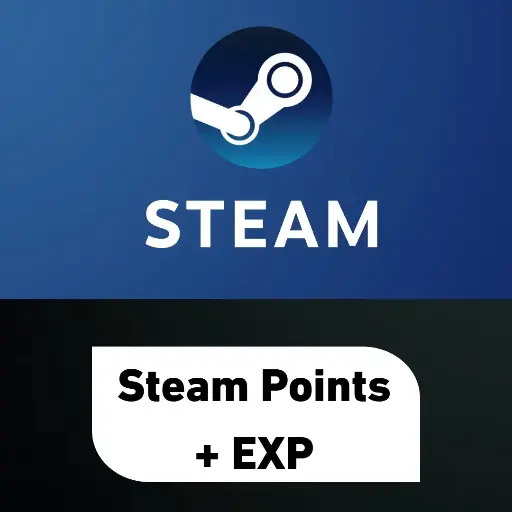 Steam Points + EXP | No Login | 1,000 – 1,000,000 (1M)
