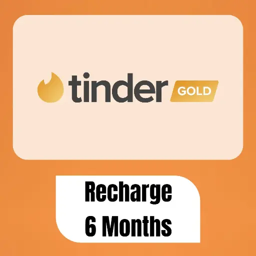 Recharge Tinder Gold Subscription | 6 Months