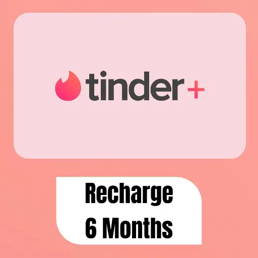 Recharge Tinder Plus Subscription | 6 Months