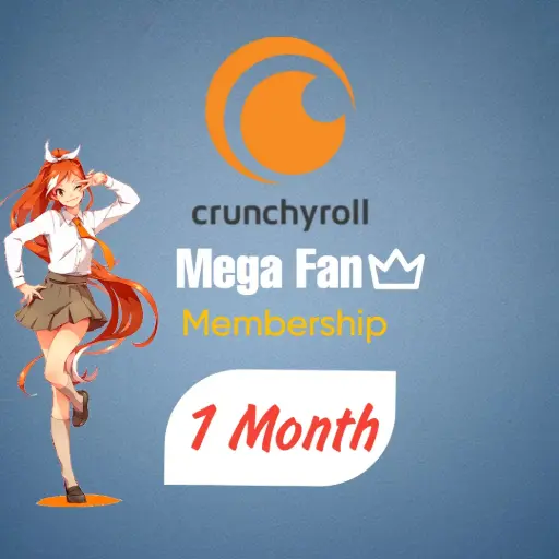 Crunchyroll Mega Fan Subscription | 1 Month (In Your Own Account)
